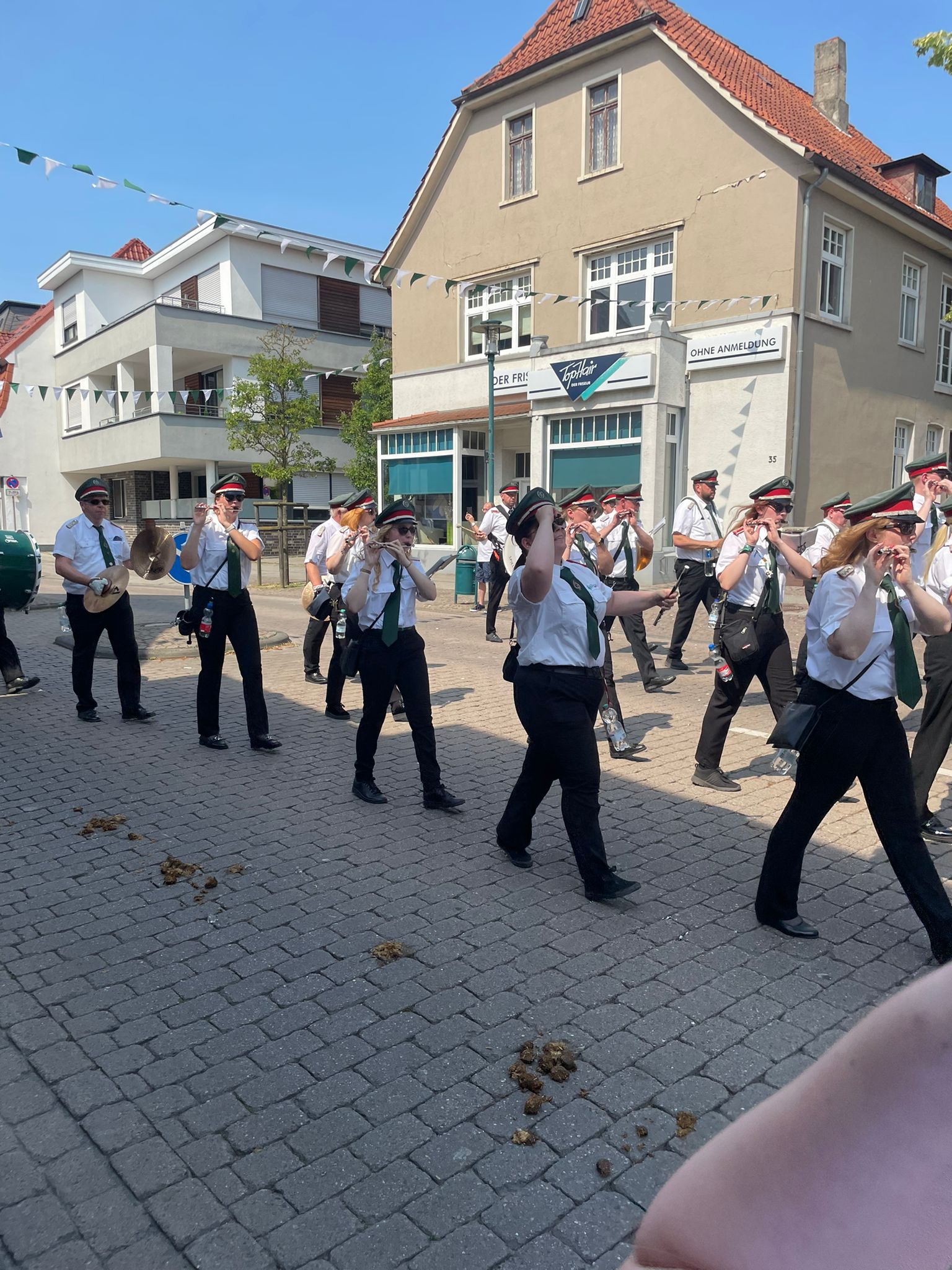 Spielmannszug beim Festumzug durch die Innenstadt